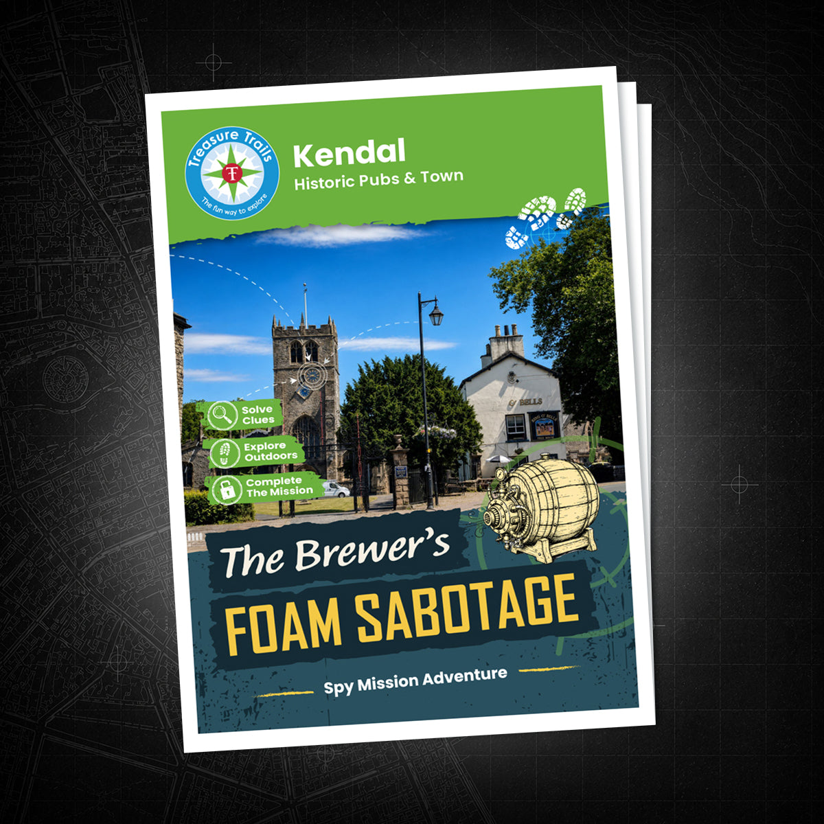 Kendal - Historic Pubs & Town Treasure Trail - front cover