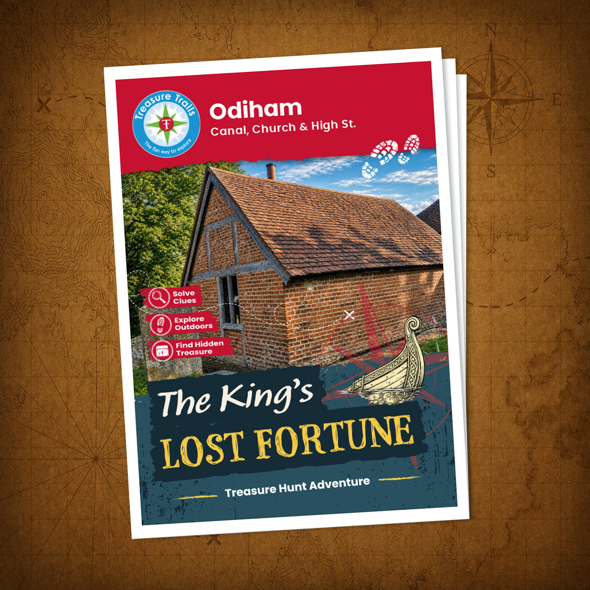 Odiham - Canal, Church & High St. Treasure Trail - front cover