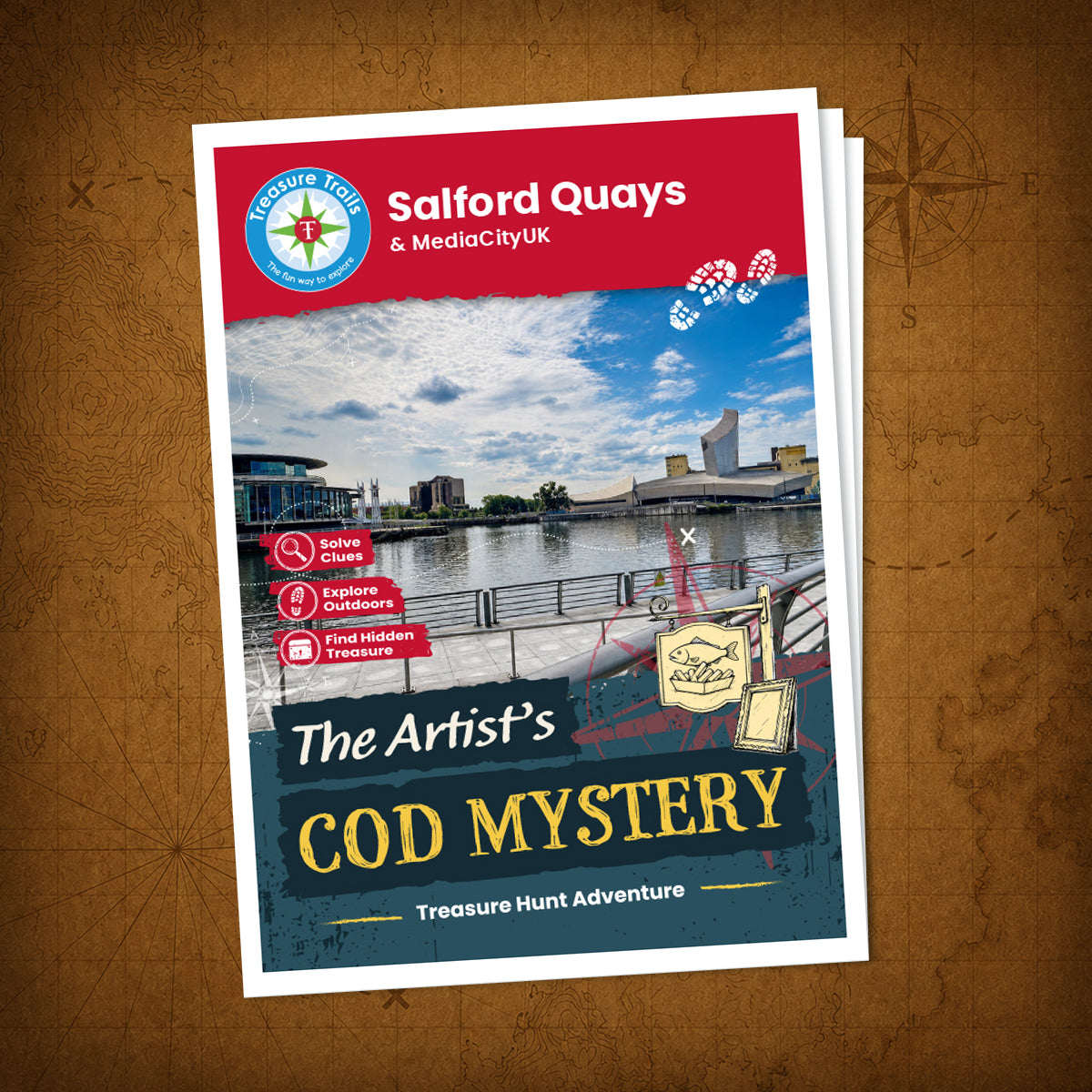 Salford Quays & Media City Treasure Trail - front cover