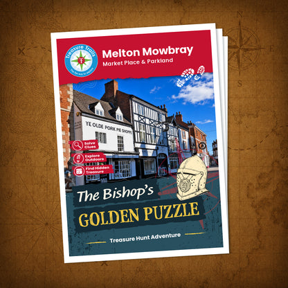 Melton Mowbray - Market Place & Parkland Treasure Trail - front cover