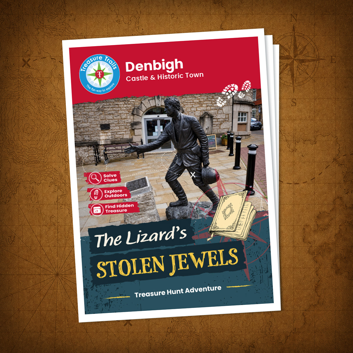 Denbigh - Castle & Historic Town Treasure Trail - front cover