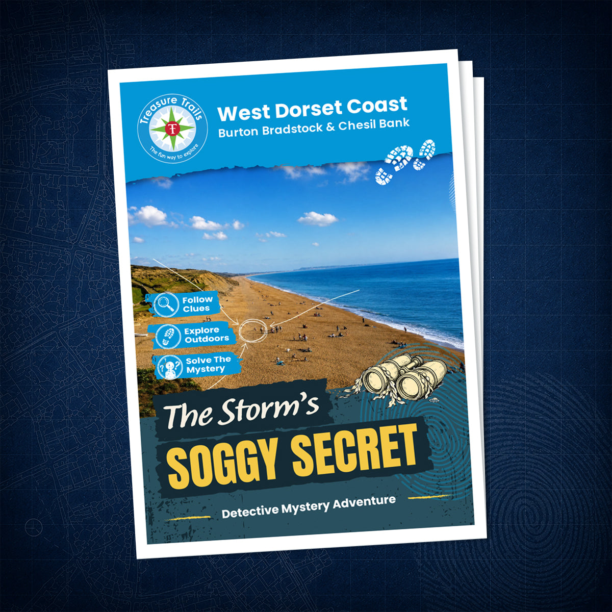 West Dorset Coast - Burton Bradstock & Chesil Bank Treasure Trail - front cover