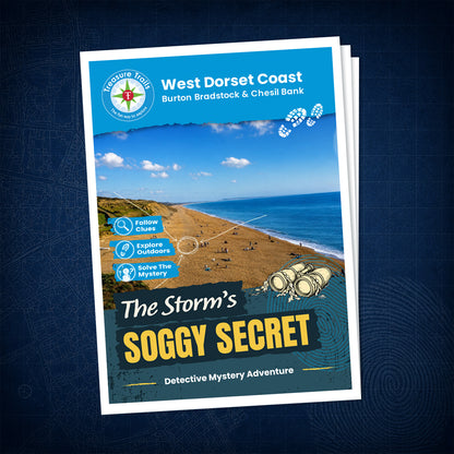 West Dorset Coast - Burton Bradstock & Chesil Bank Treasure Trail - front cover