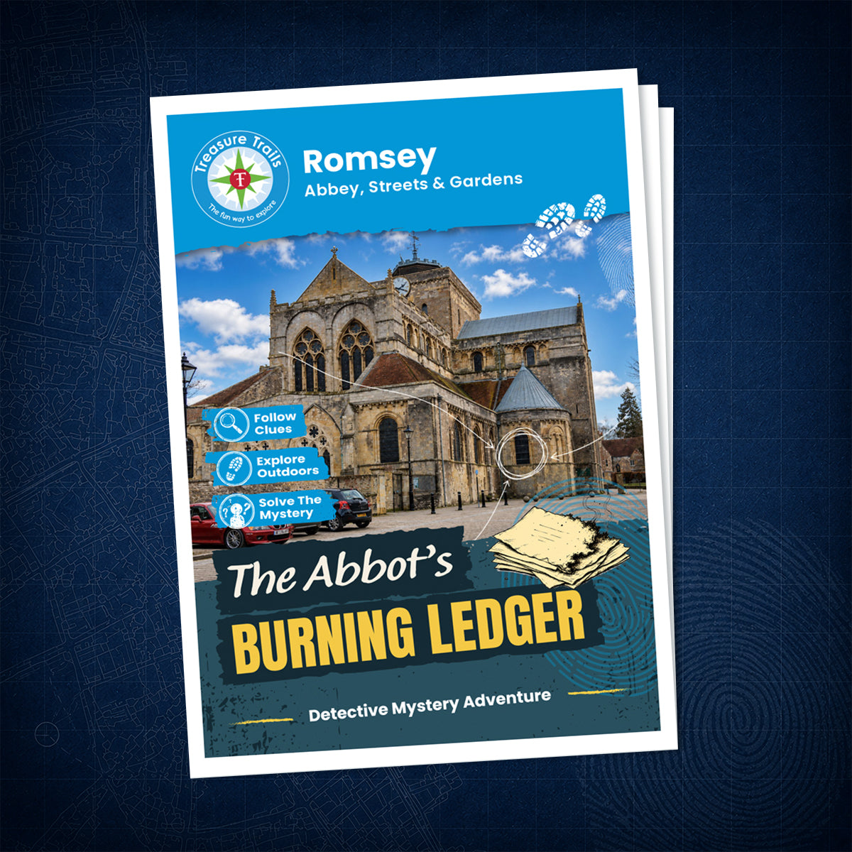 Romsey - Abbey, Streets & Gardens Treasure Trail - front cover