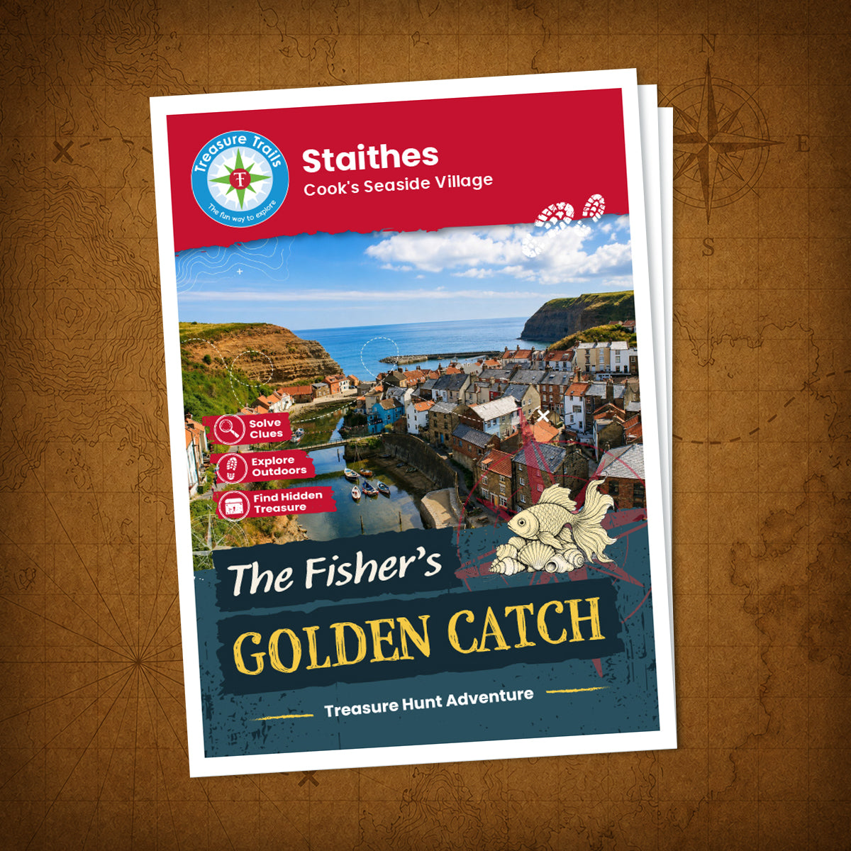 Staithes - Cook's Seaside Village Treasure Trail - front cover