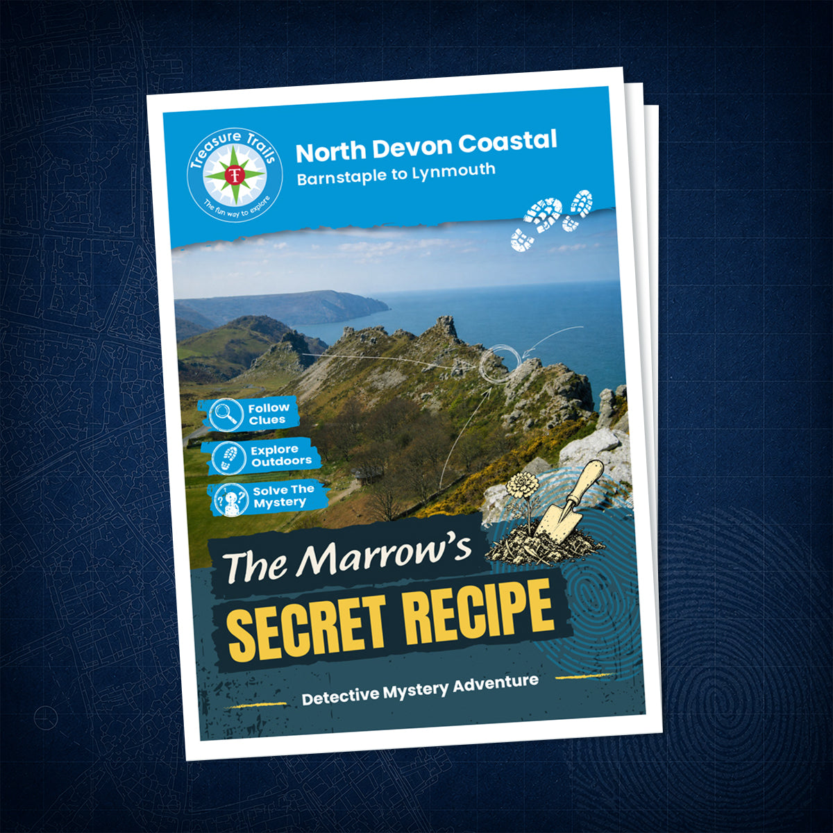 North Devon Coastal - Barnstaple to Lynmouth Treasure Trail - front cover