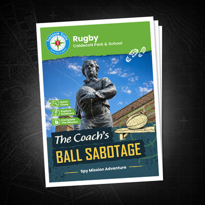 Rugby - Caldecott Park & School Treasure Trail - front cover