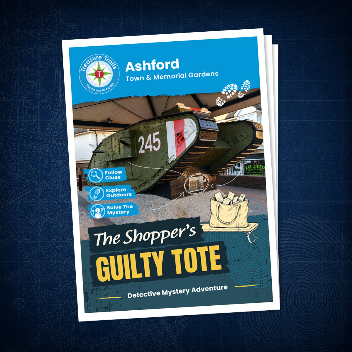 Ashford - Town & Memorial Gardens Treasure Trail - front cover