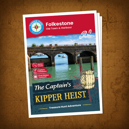 Folkestone - Old Town & Harbour Treasure Trail - front cover