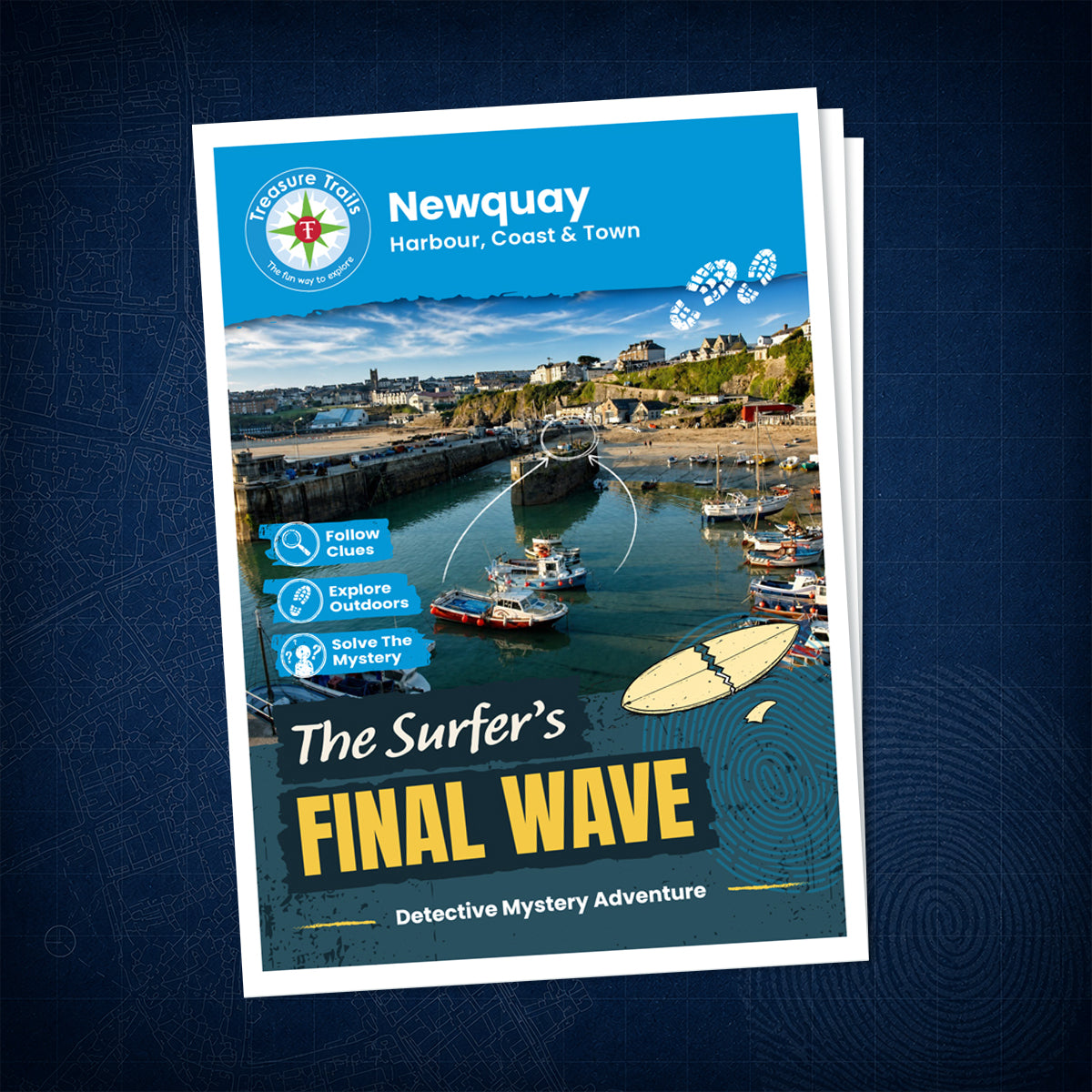 Newquay - Harbour, Coast & Town Treasure Trail - front cover
