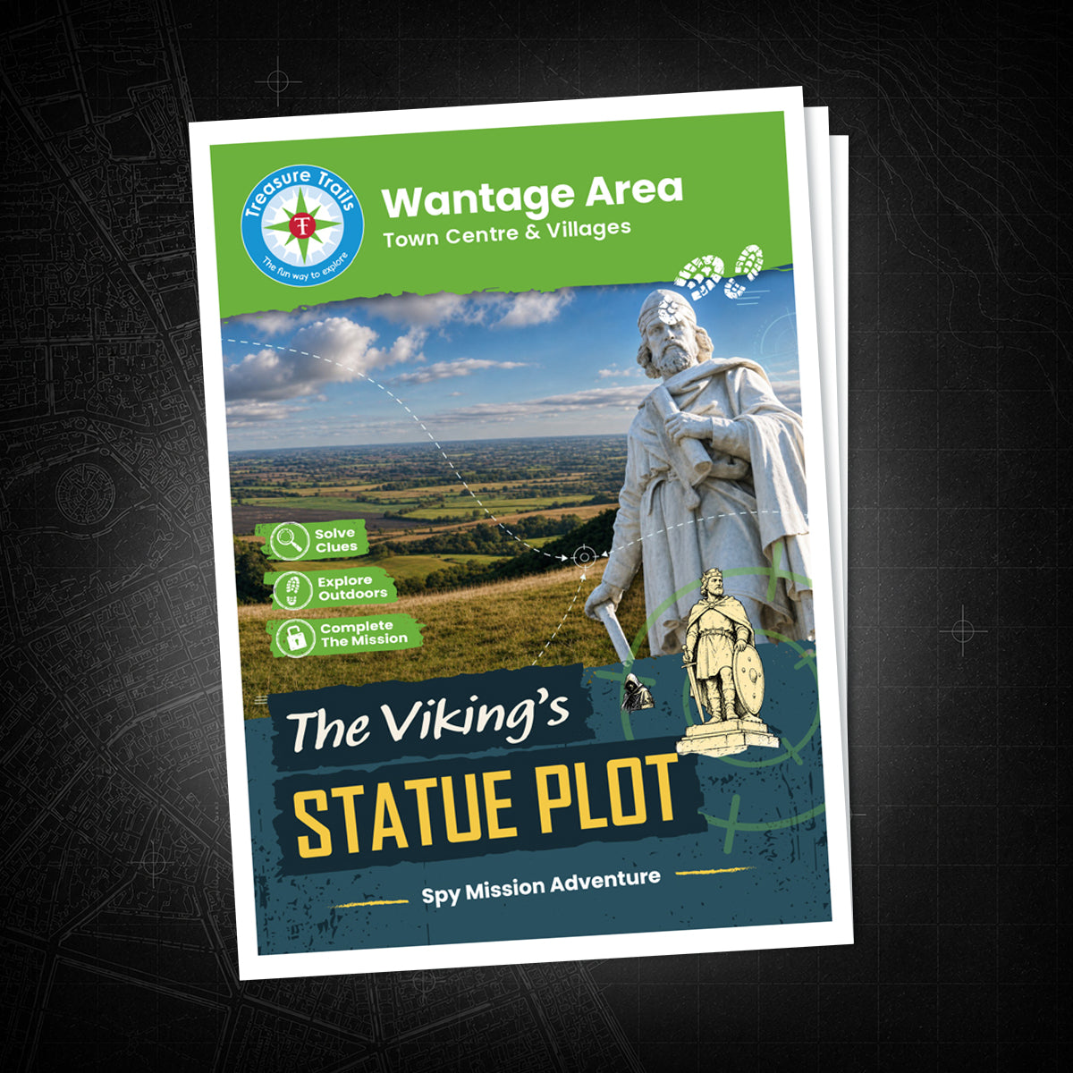 Wantage Area - Town Centre & Villages Treasure Trail - front cover