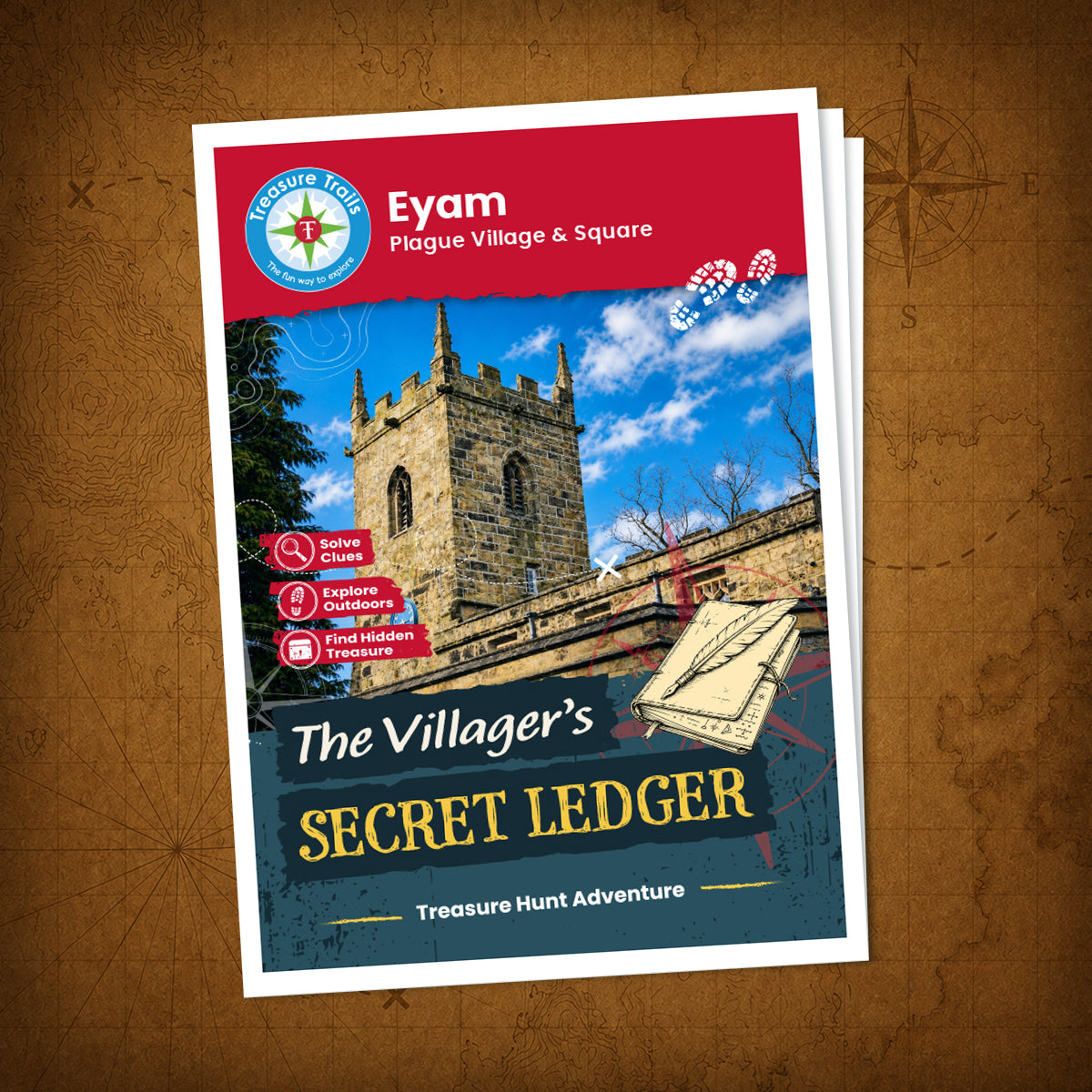 Eyam - Plague Village & Square Treasure Trail - front cover