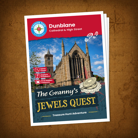 Dunblane - Cathedral & High Street Treasure Trail - front cover