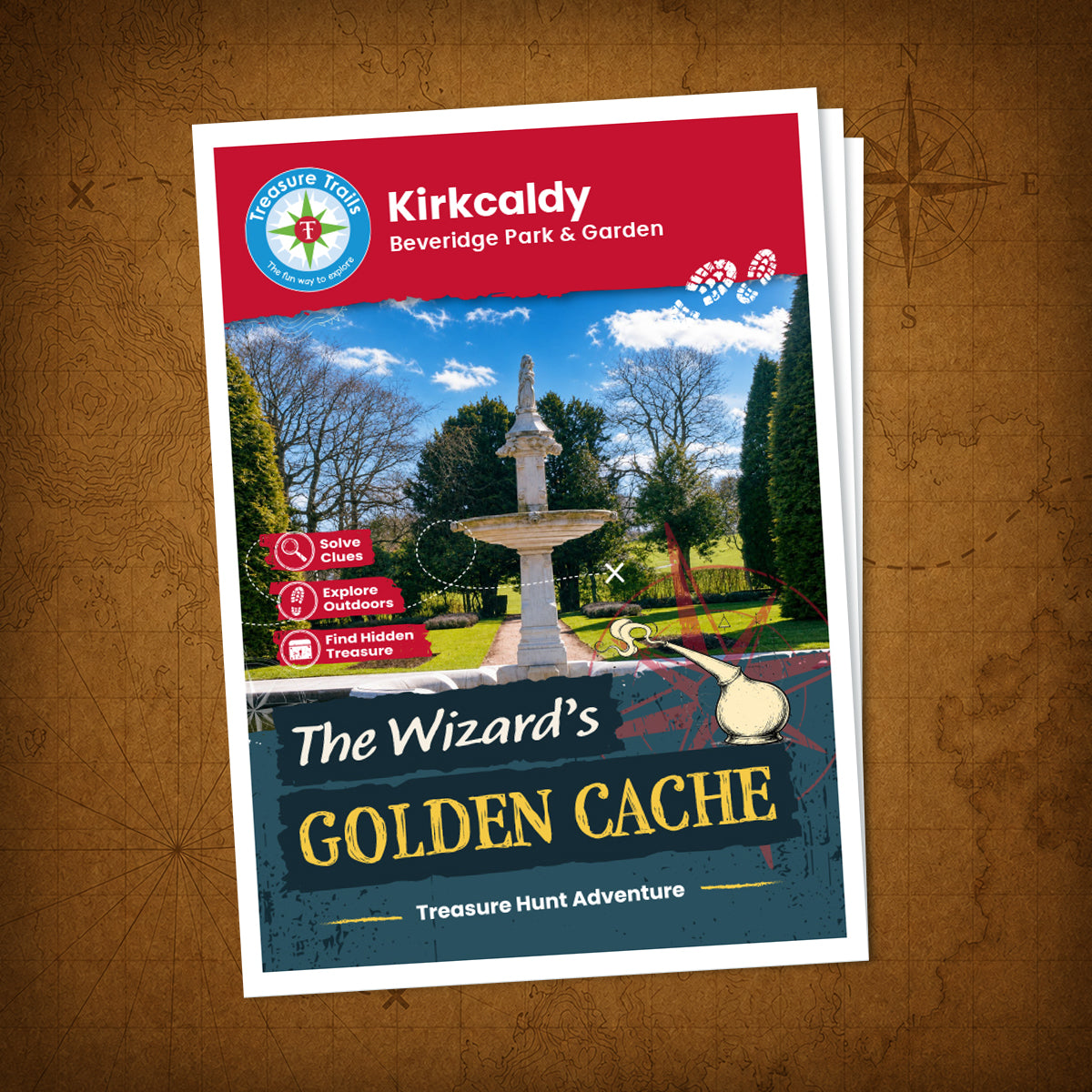 Kirkcaldy - Beveridge Park & Garden Treasure Trail - front cover