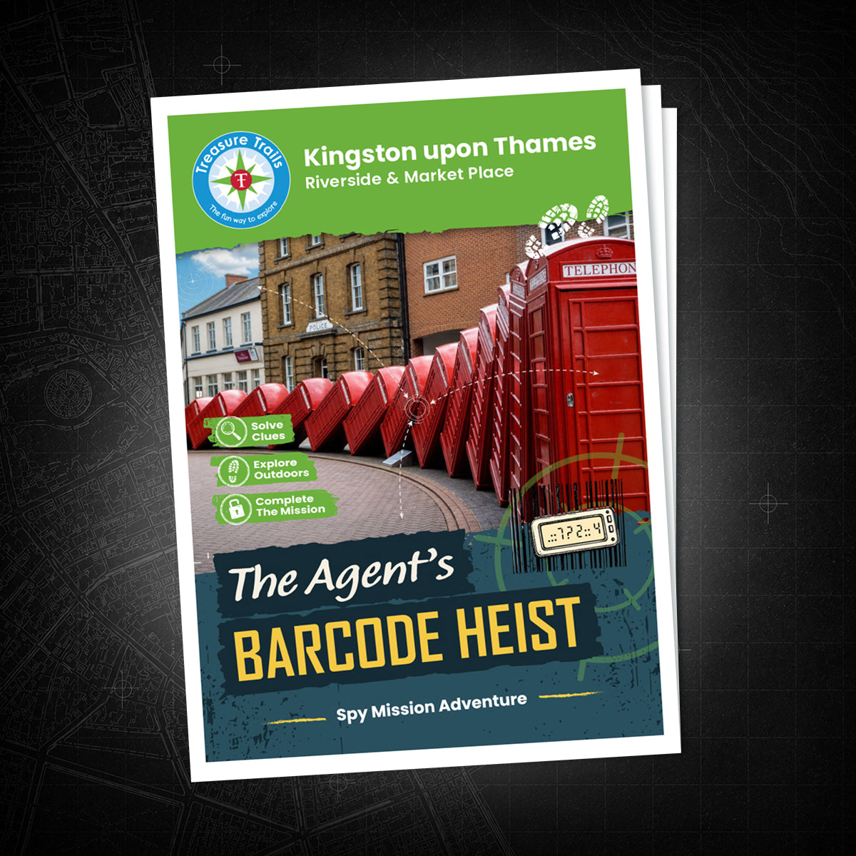 Kingston upon Thames - Riverside & Market Place Treasure Trail - front cover