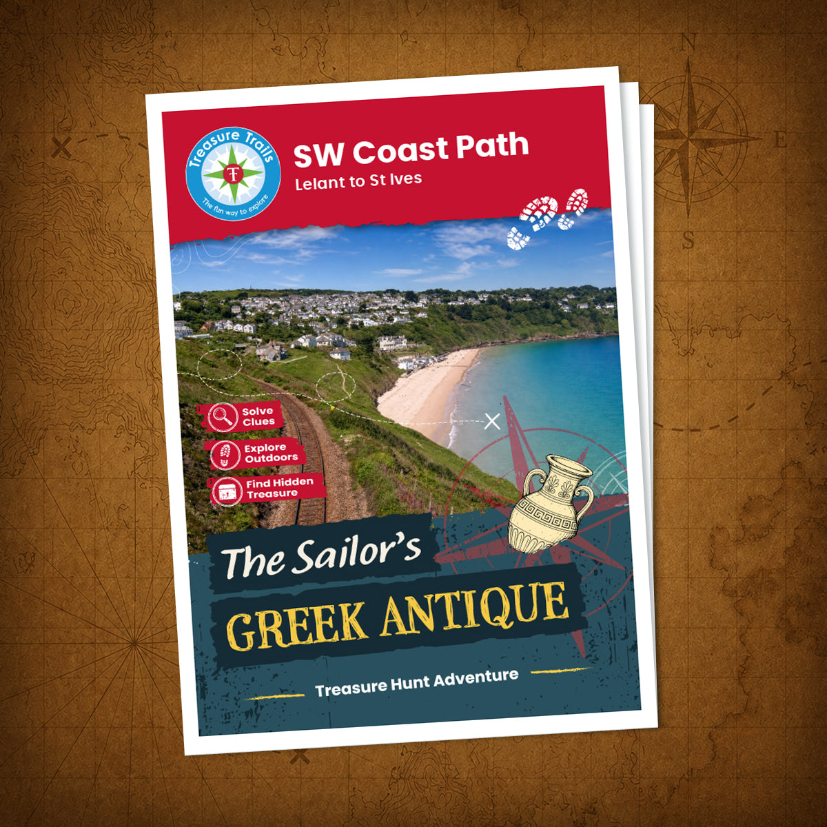 SW Coast Path - Lelant to St Ives Treasure Trail - front cover