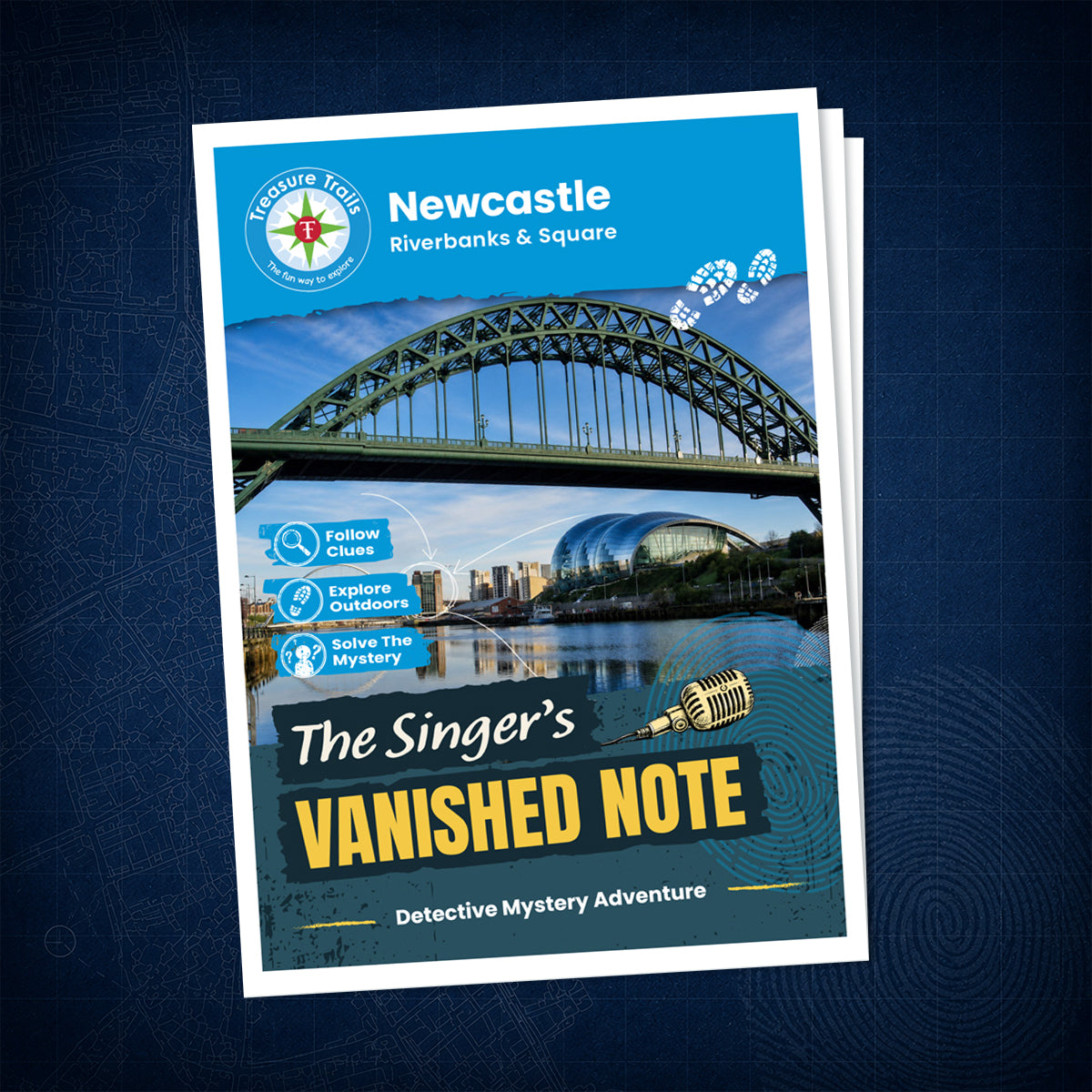 Newcastle - Riverbanks & Square Treasure Trail - front cover
