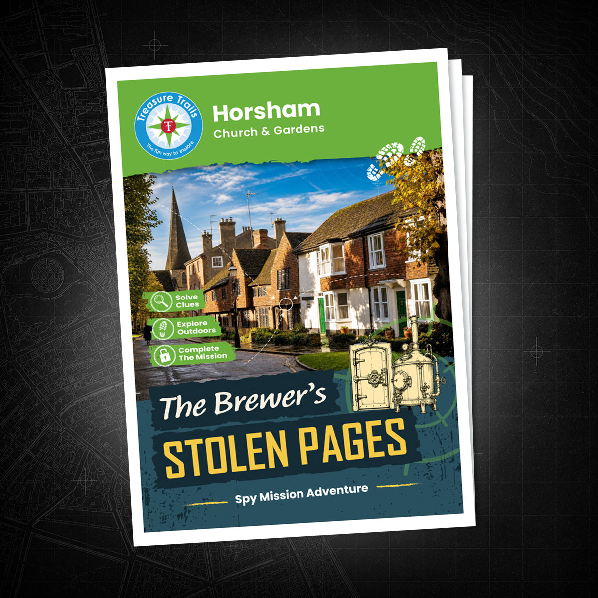 Horsham - Church & Gardens Treasure Trail - front cover