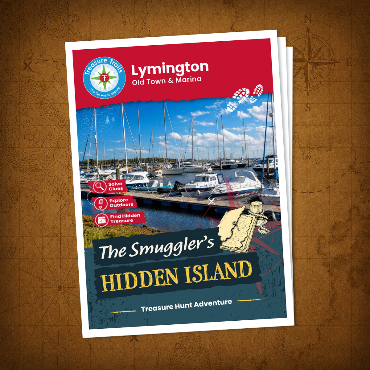 Lymington - Old Town & Marina Treasure Trail - front cover