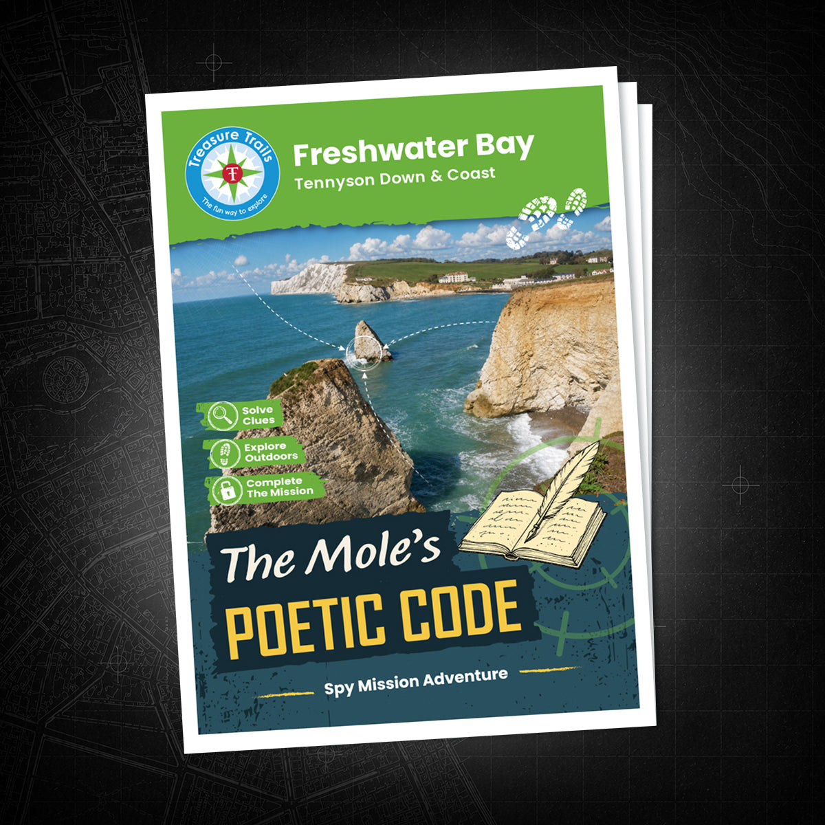 Freshwater Bay - Tennyson Down & Coast Treasure Trail - front cover