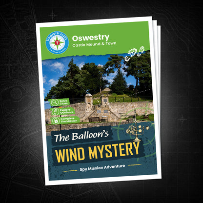 Oswestry - Castle Mound & Town Treasure Trail - front cover