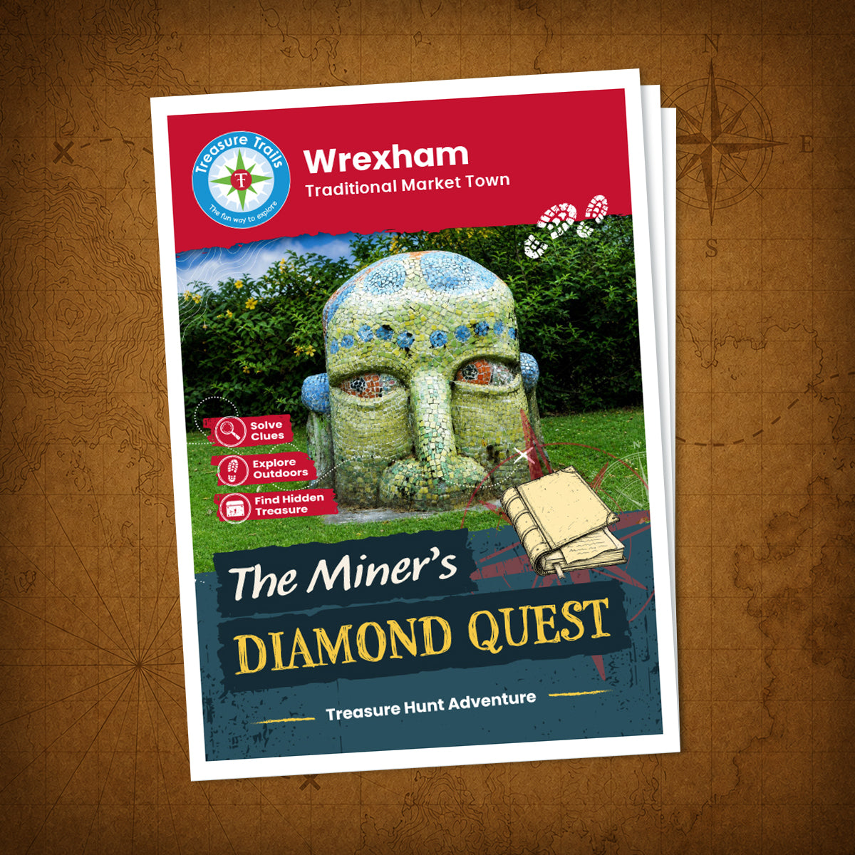 Wrexham - Traditional Market Town Treasure Trail - front cover