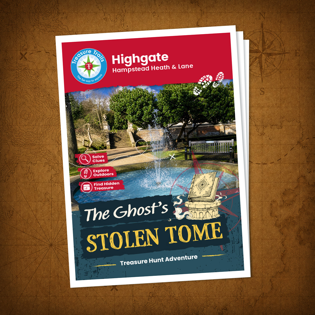 Highgate - Hampstead Heath & Lane Treasure Trail - front cover