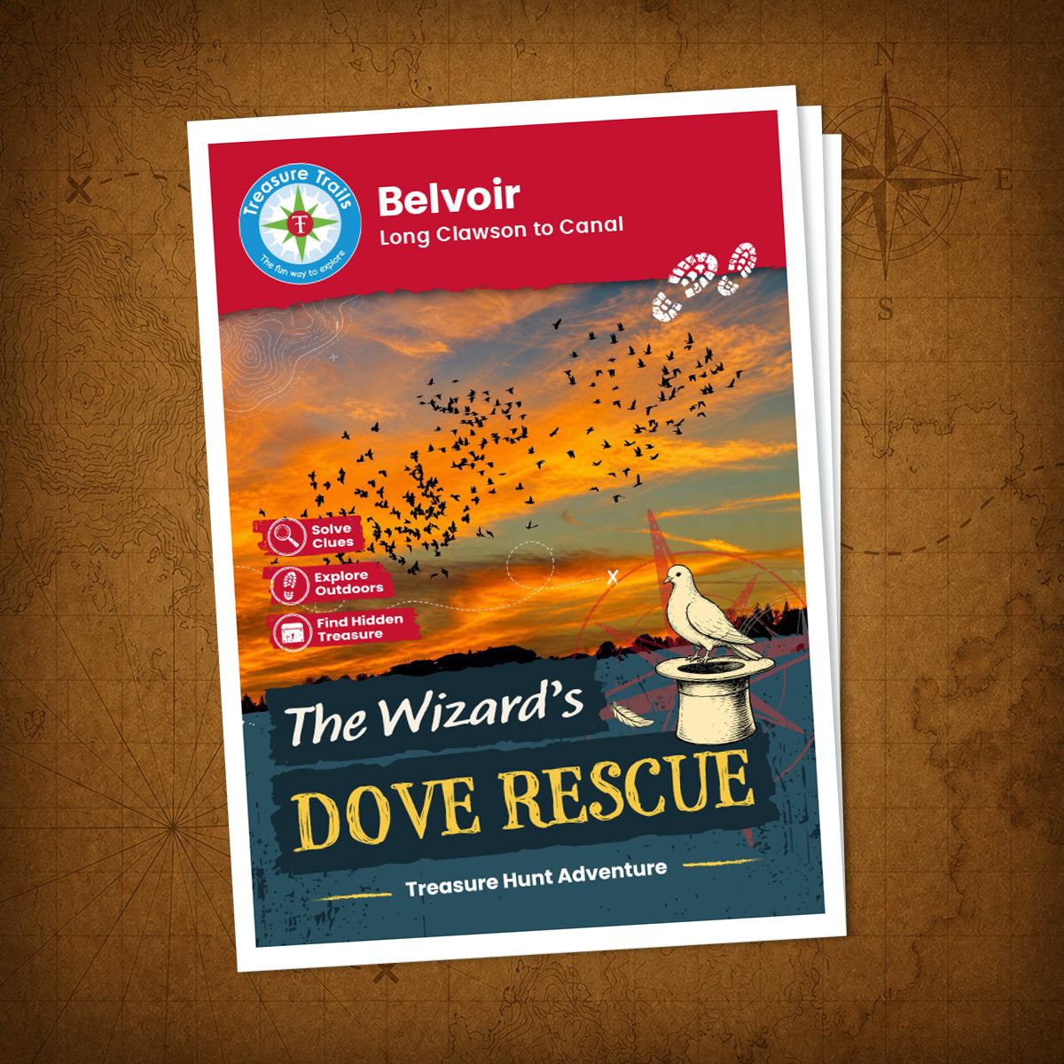 Belvoir - Long Clawson to Canal Treasure Trail - front cover