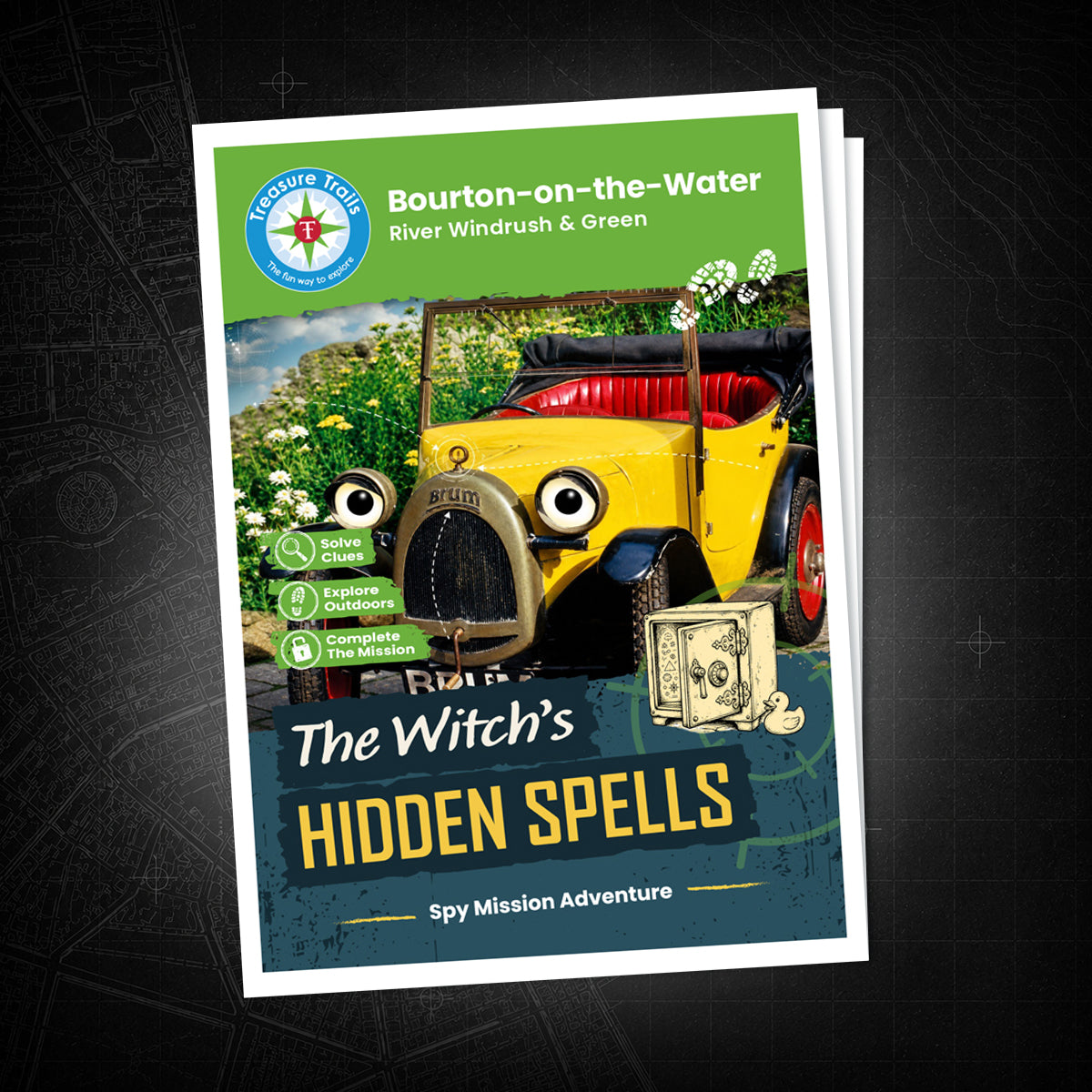Bourton-on-the-Water - River Windrush & Green Treasure Trail - front cover