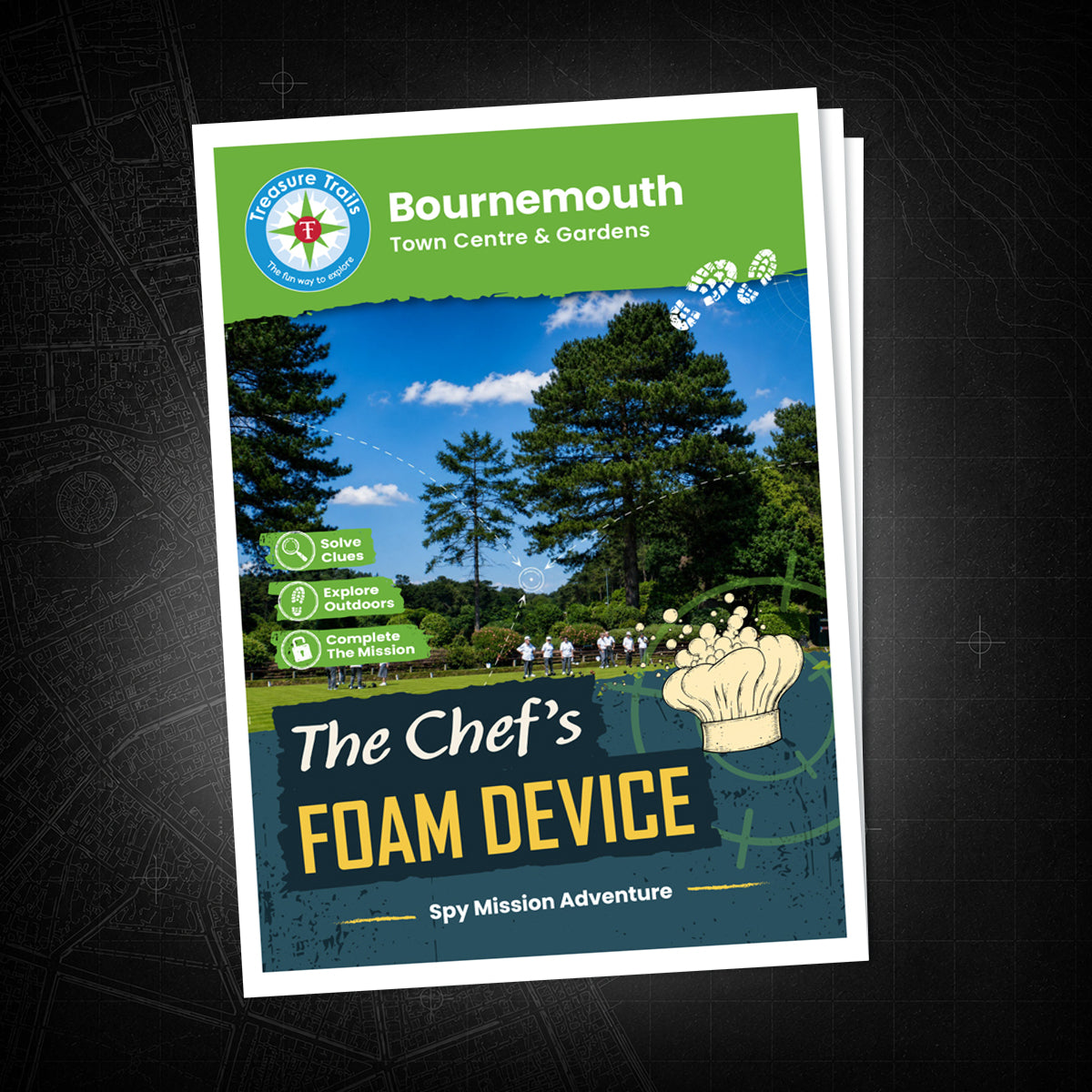 Bournemouth - Town Centre & Gardens Treasure Trail - front cover