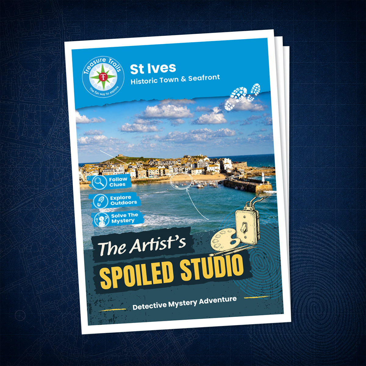 St Ives - Historic Town & Seafront Treasure Trail - front cover
