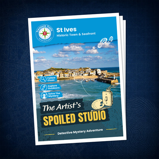 St Ives - Historic Town & Seafront Treasure Trail - front cover
