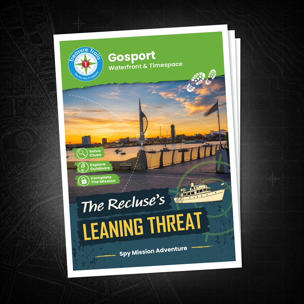 Gosport - Waterfront & Timespace Treasure Trail - front cover