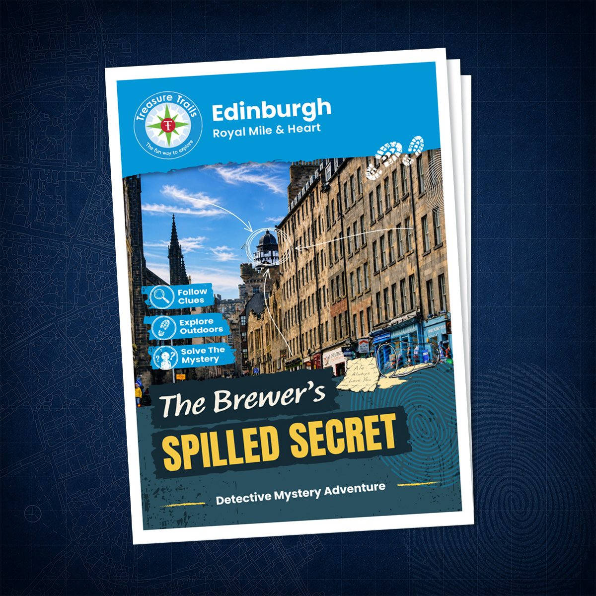 Edinburgh - Royal Mile & Heart Treasure Trail - front cover