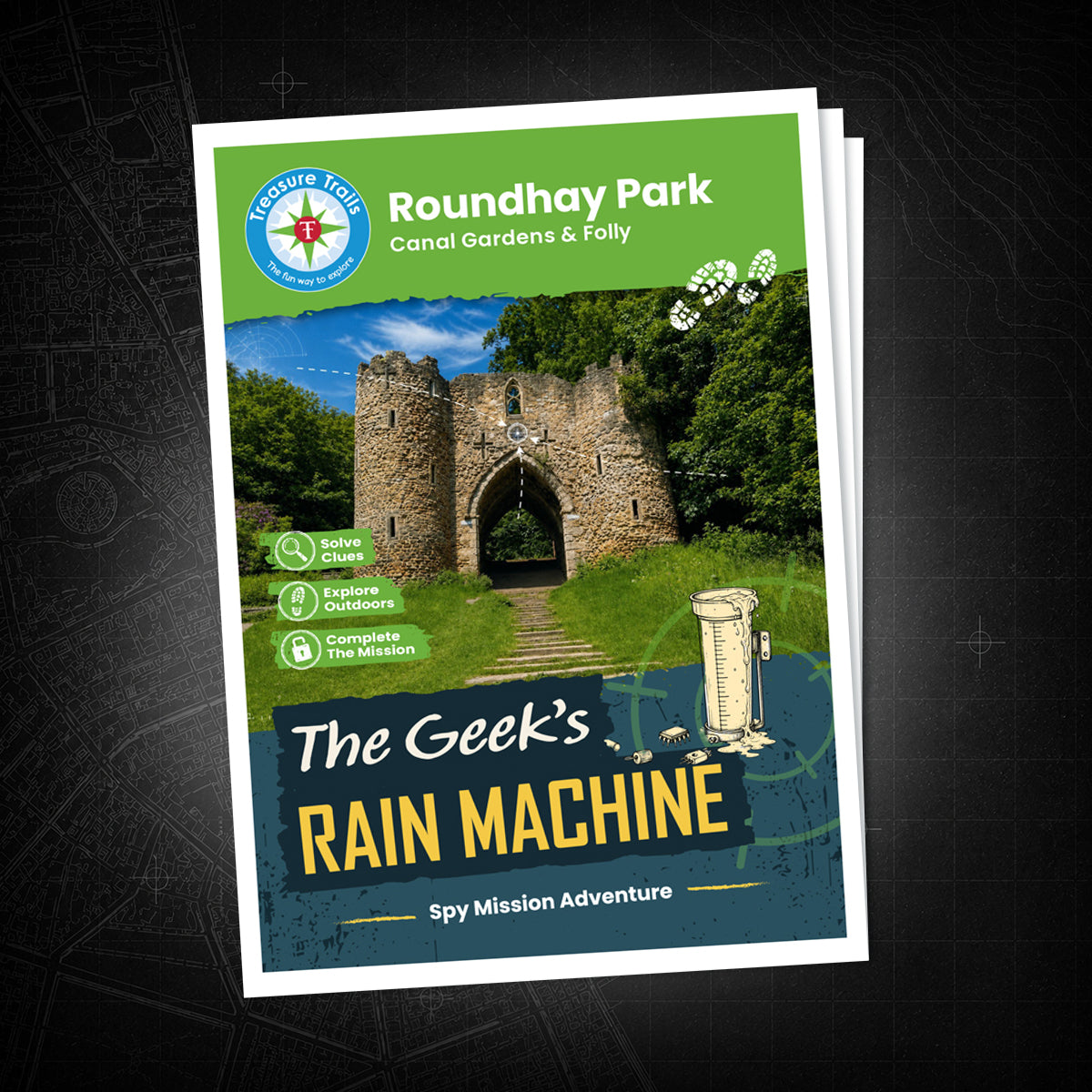 Roundhay Park - Canal Gardens & Folly Treasure Trail - front cover