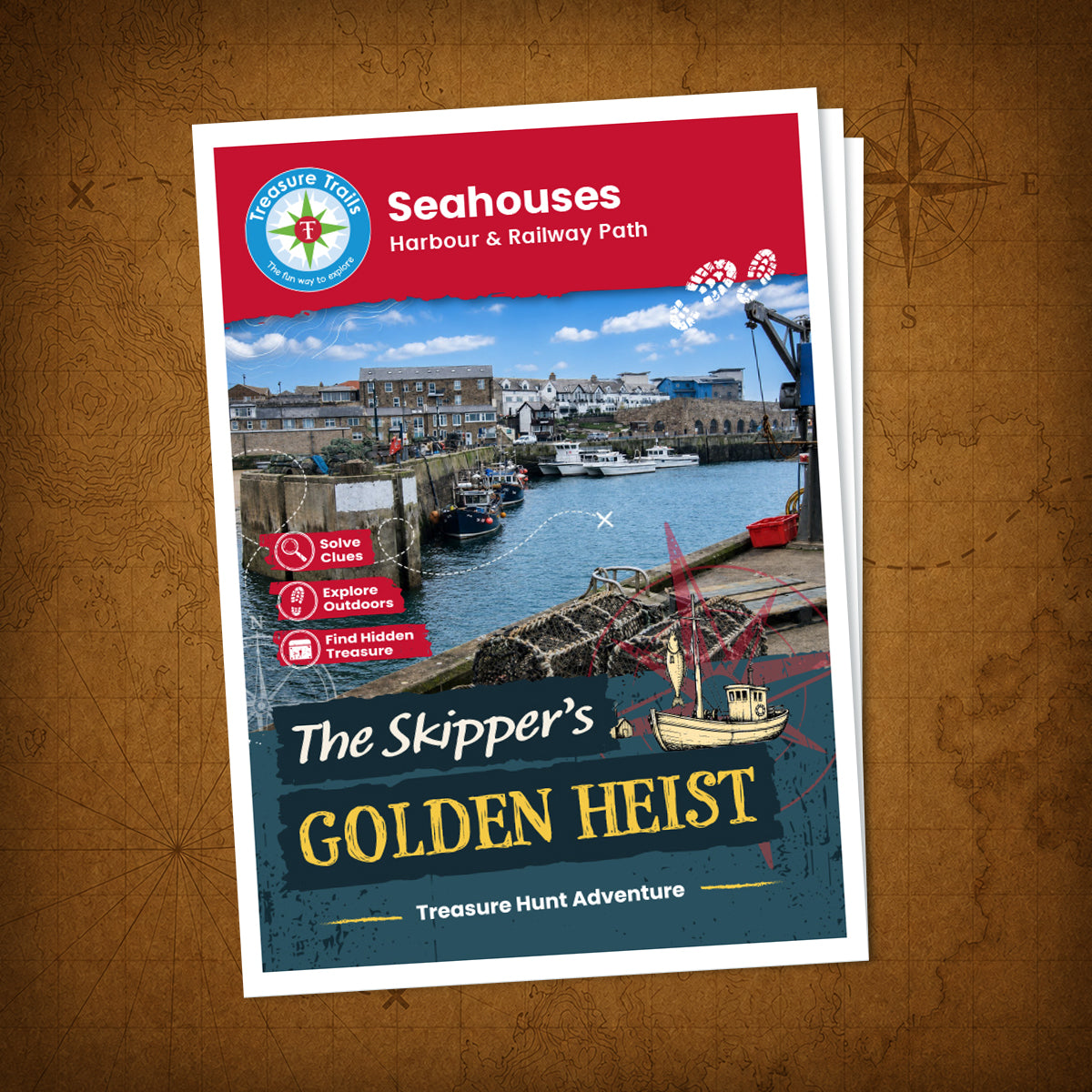 Seahouses - Harbour & Railway Path Treasure Trail - front cover