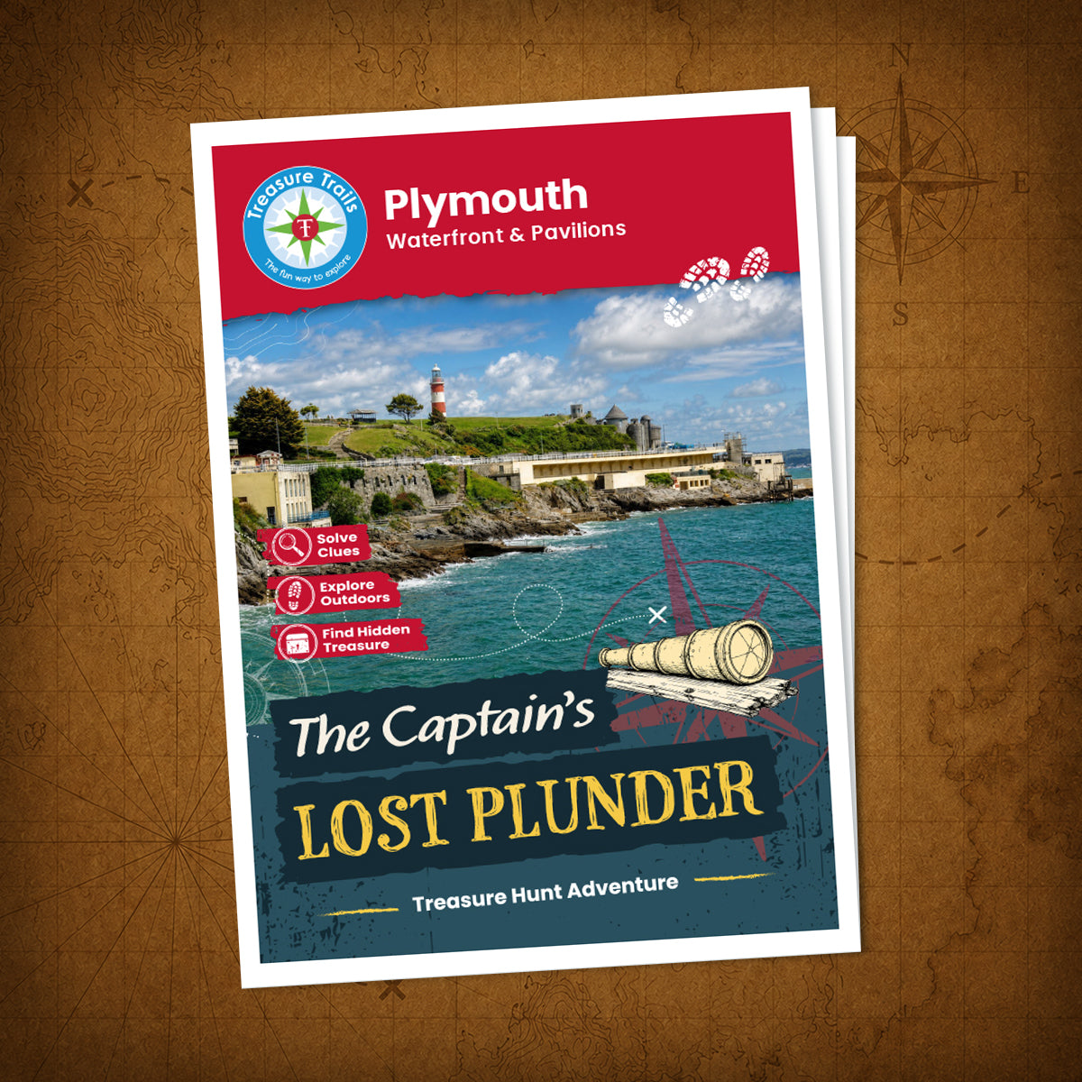 Plymouth - Waterfront & Pavilions Treasure Trail - front cover