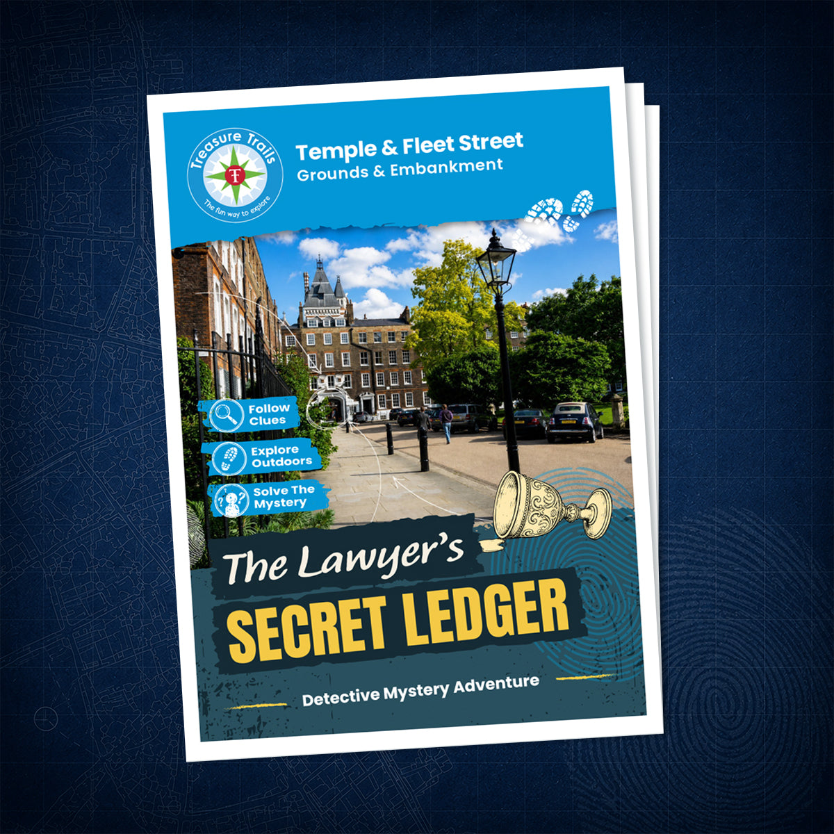 Temple & Fleet Street - Grounds & Embankment Treasure Trail - front cover