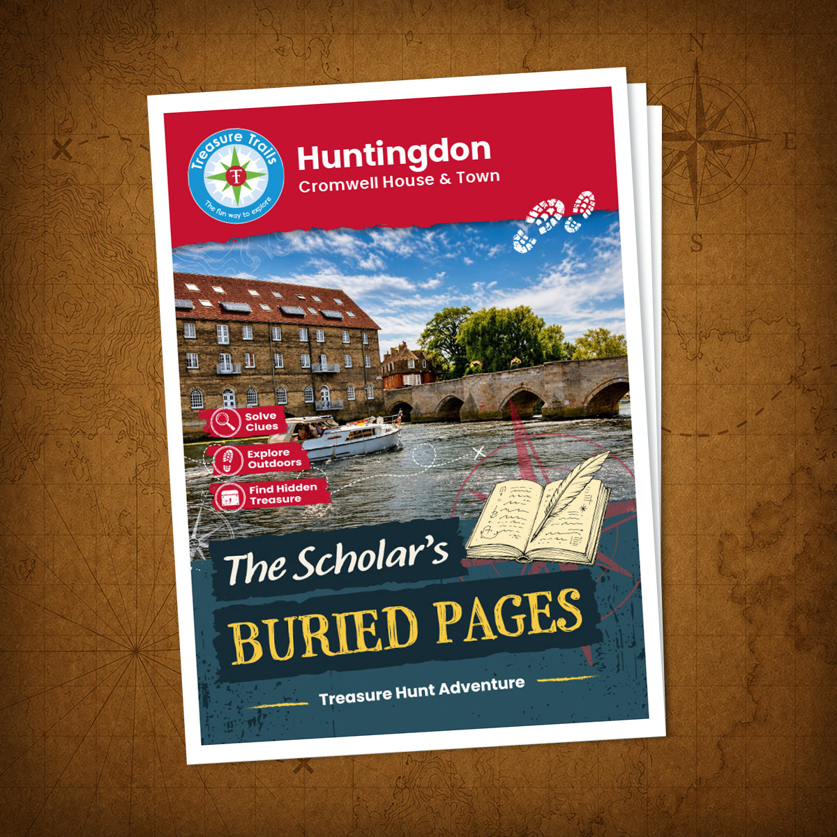 Huntingdon - Cromwell House & Town Treasure Trail - front cover