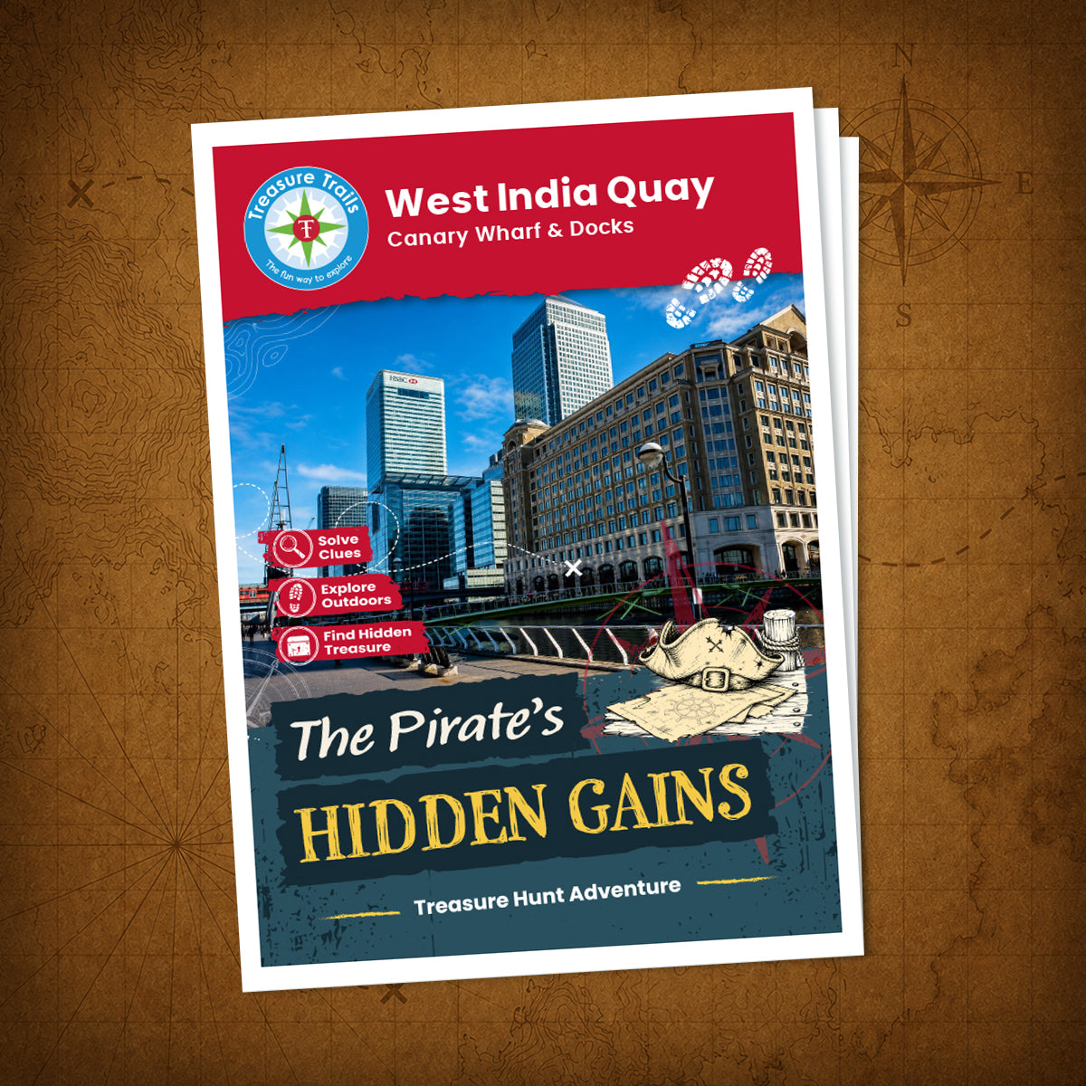 West India Quay - Canary Wharf & Docks Treasure Trail - front cover