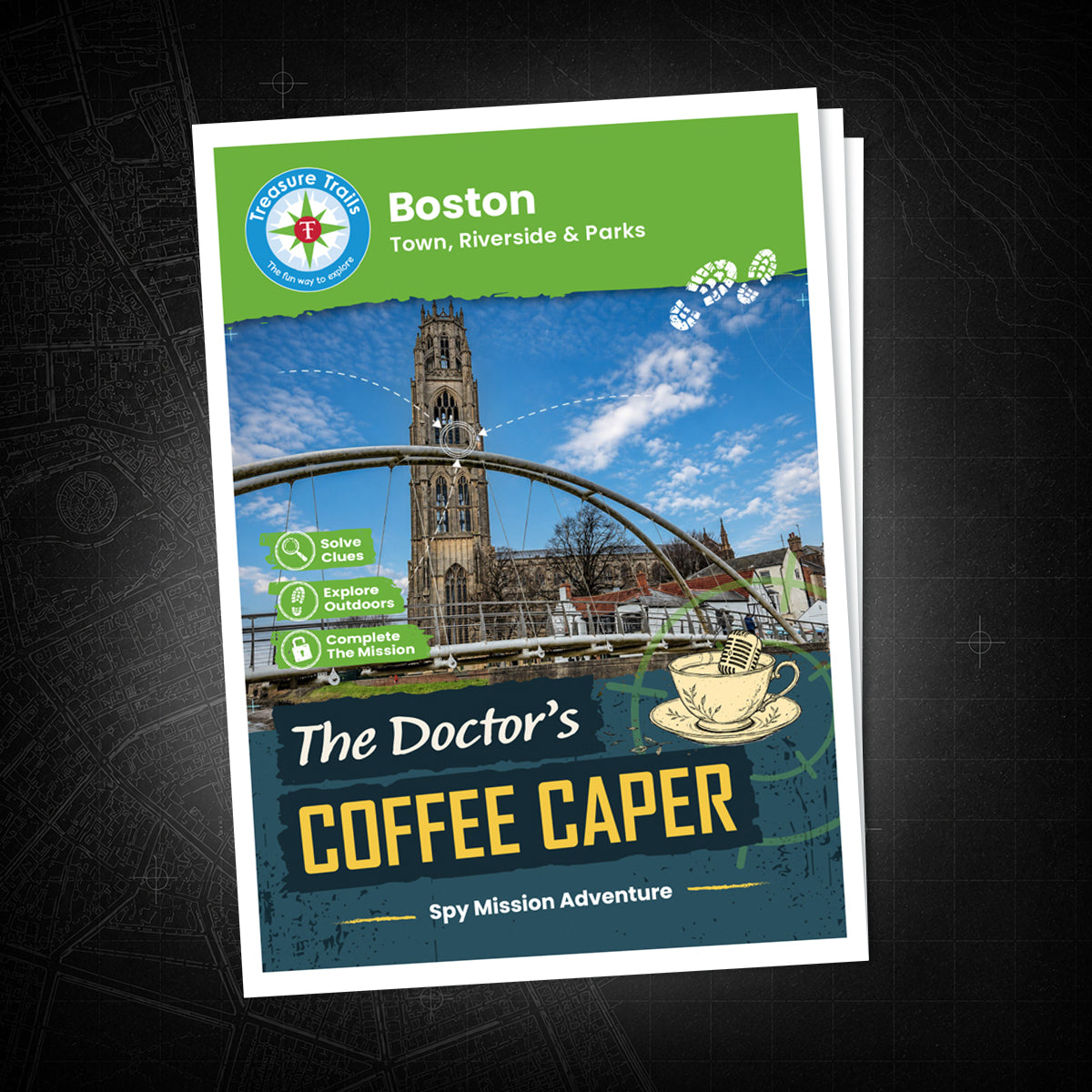 Boston - Town, Riverside & Parks Treasure Trail - front cover
