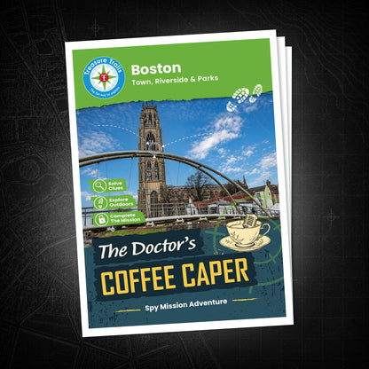 Boston - Town, Riverside & Parks Treasure Trail - front cover