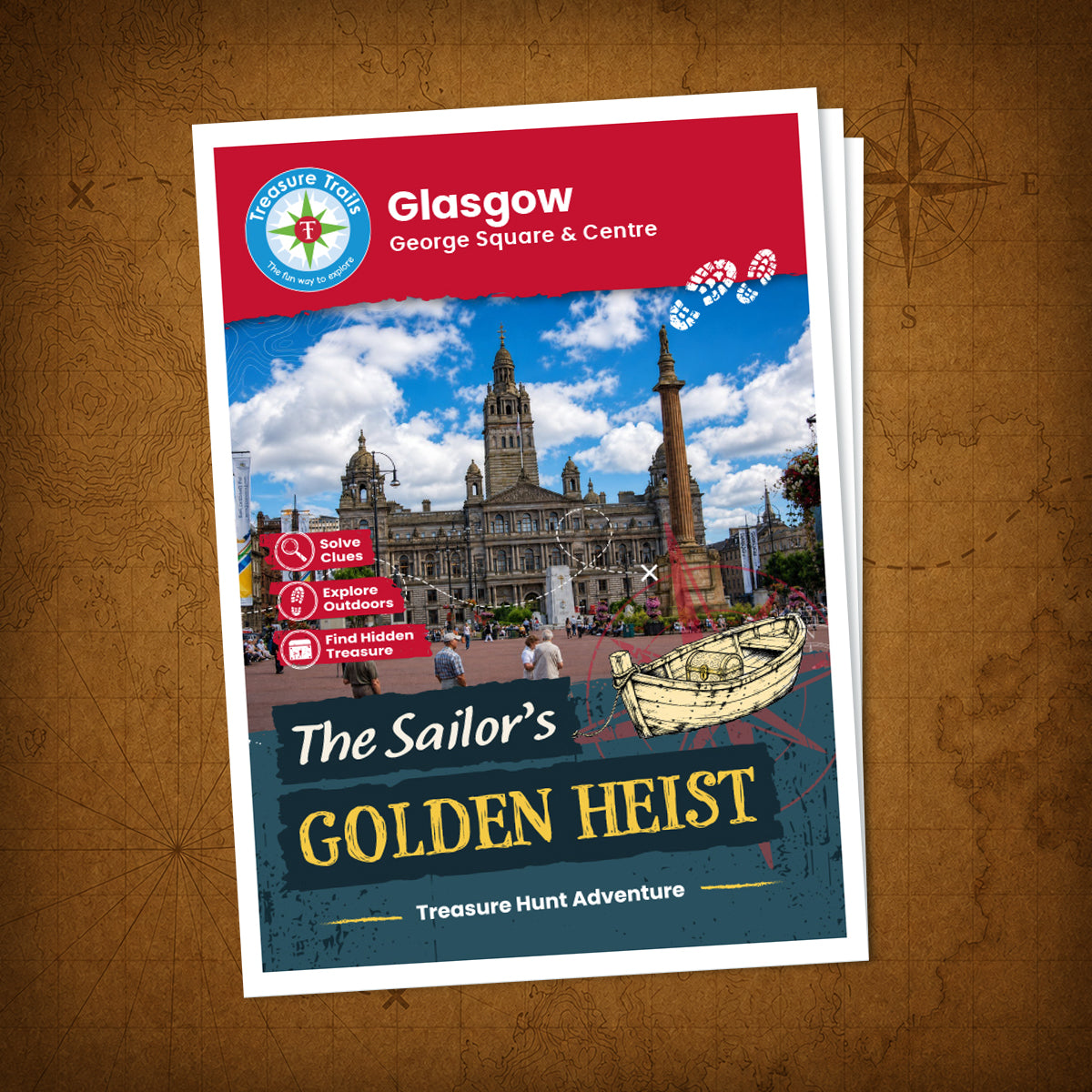 Glasgow - George Square & Centre Treasure Trail - front cover