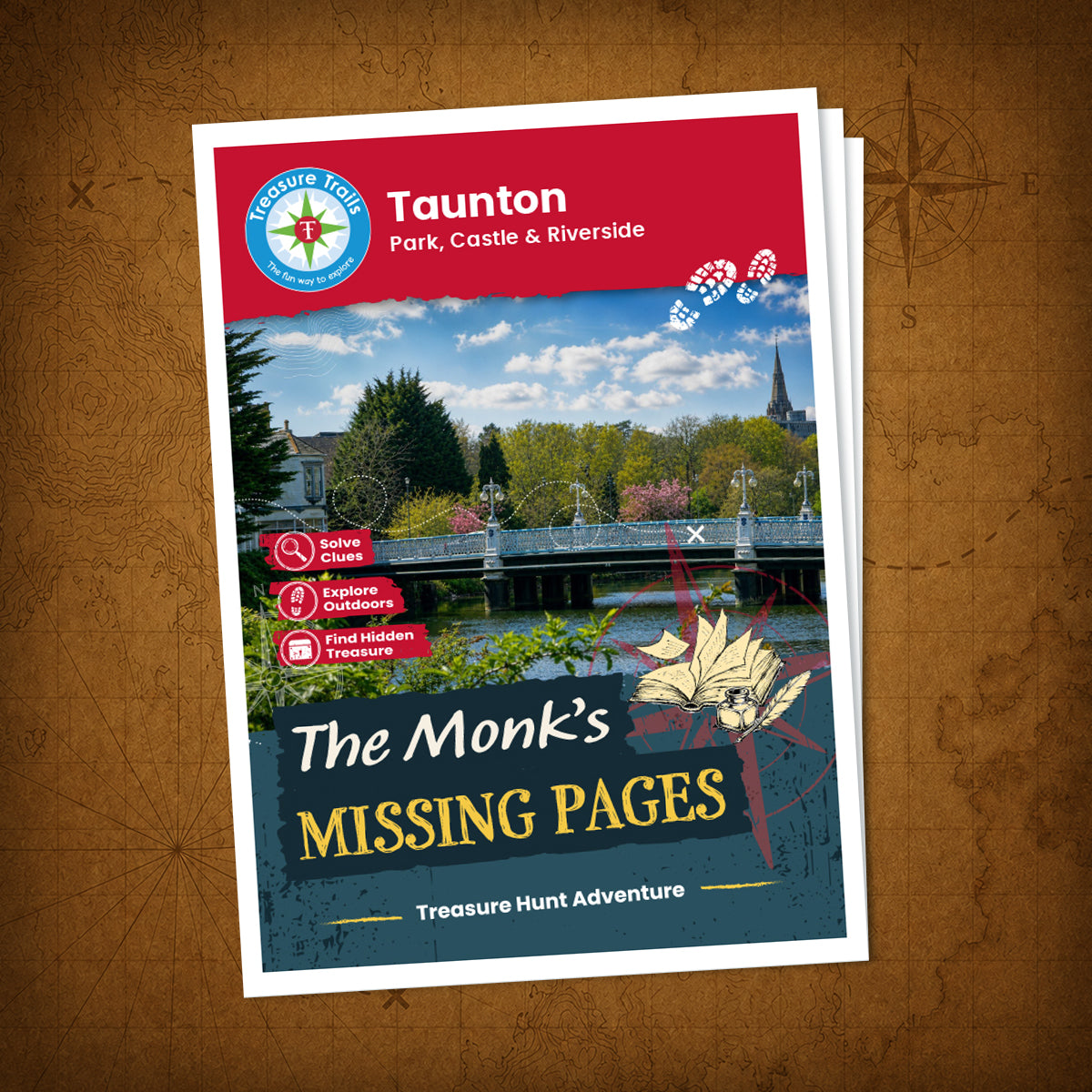Taunton - Park, Castle and Riverside Treasure Trail - front cover