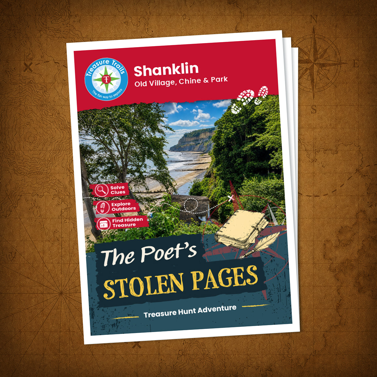 Shanklin - Old Village, Chine & Park Treasure Trail - front cover