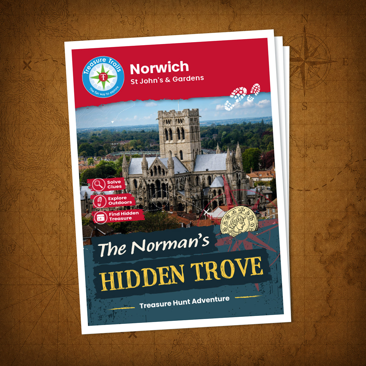 Norwich - St John's & Gardens Treasure Trail - front cover