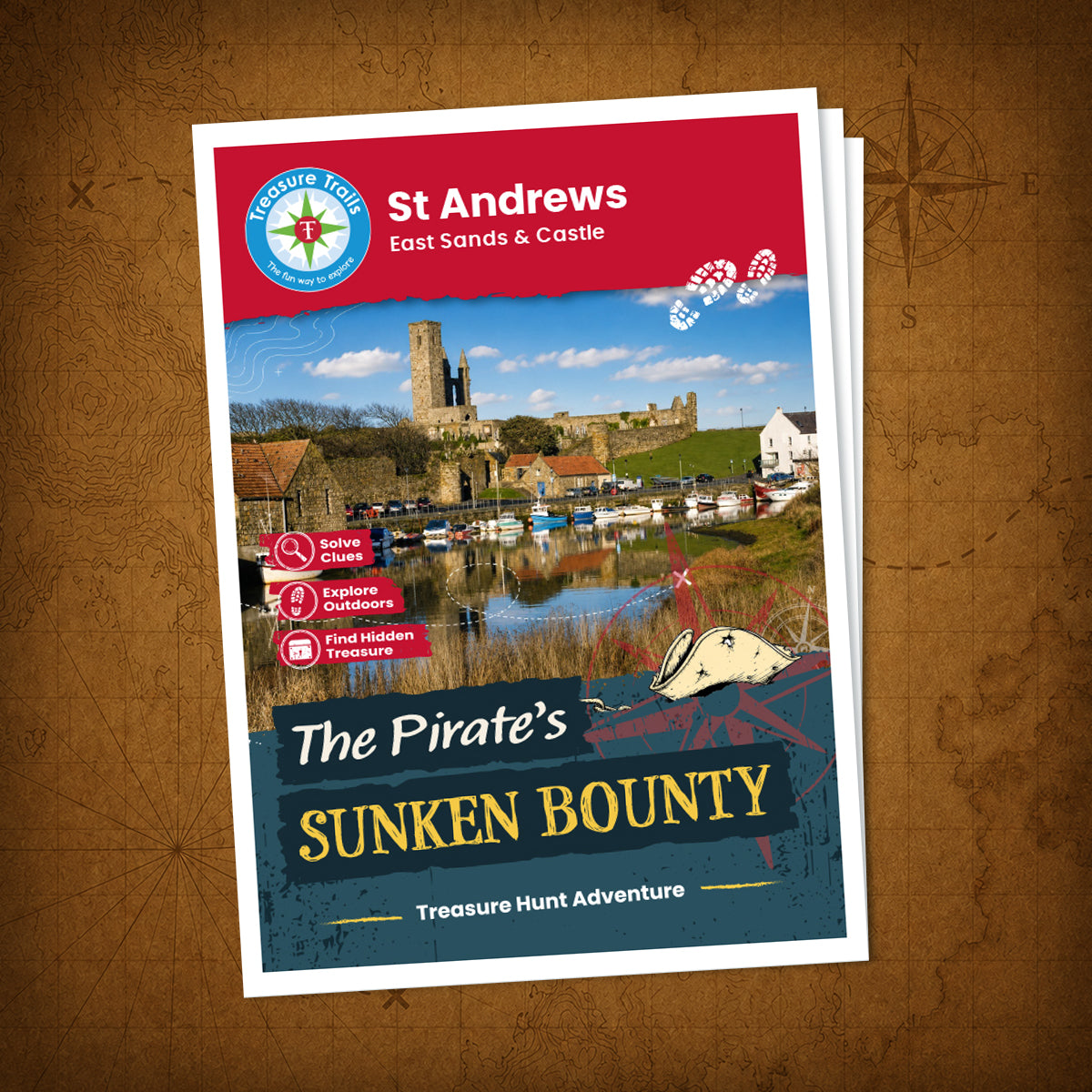 St Andrews - East Sands & Castle Treasure Trail - front cover
