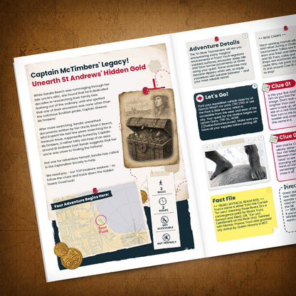 St Andrews - East Sands & Castle Treasure Trail - story page