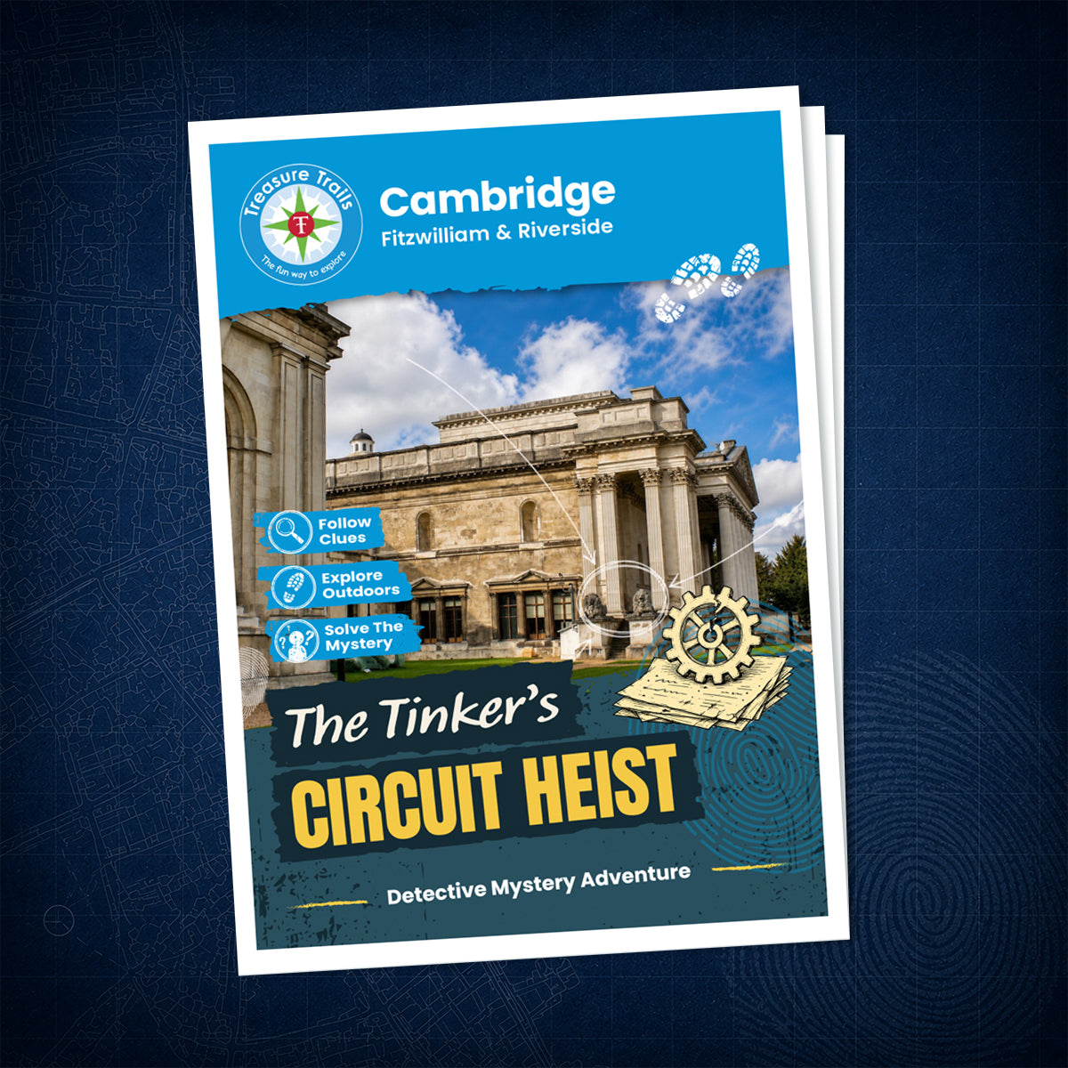 Cambridge - Fitzwilliam & Riverside Treasure Trail - front cover