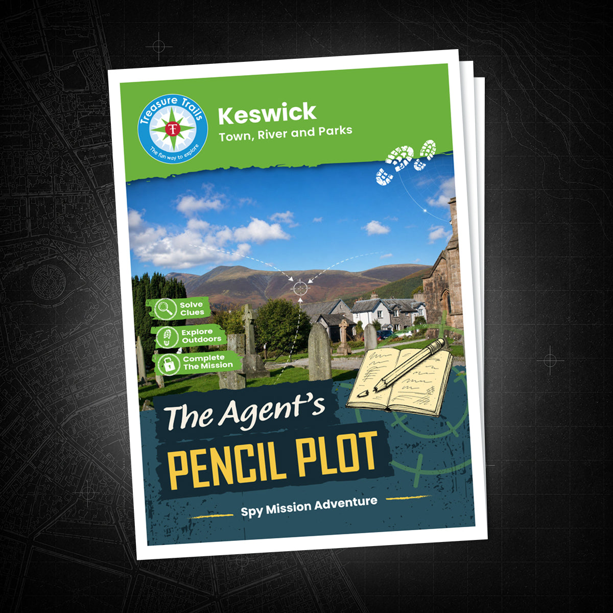 Keswick - Square, River and Parks Treasure Trail - front cover